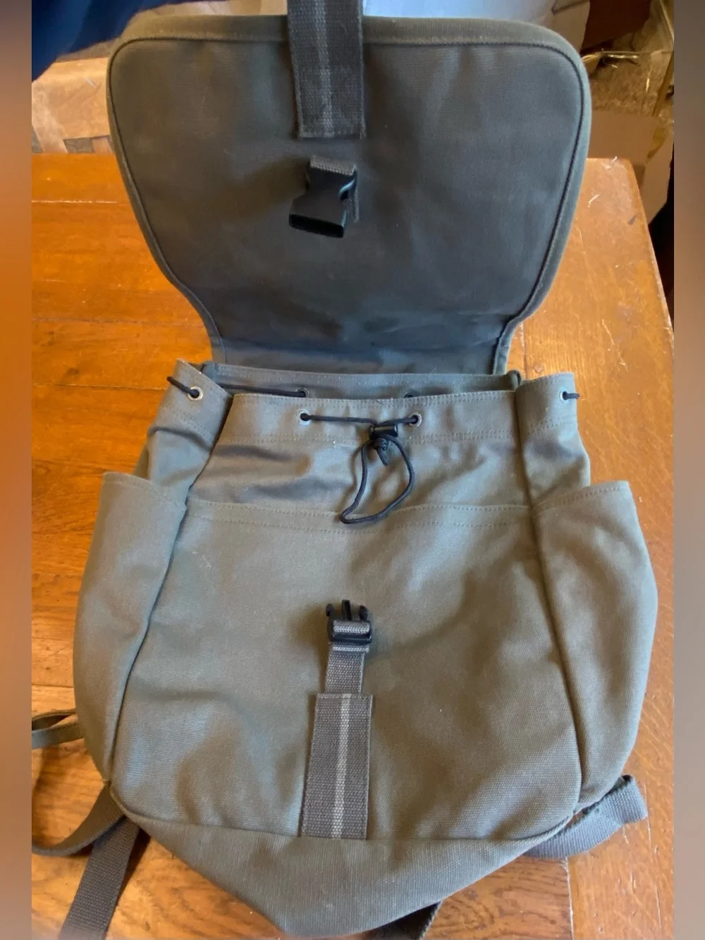 G.I. Joe Rise of the Cobra Logo Patch Olive Drab Green Crew Tote Bag Backpack